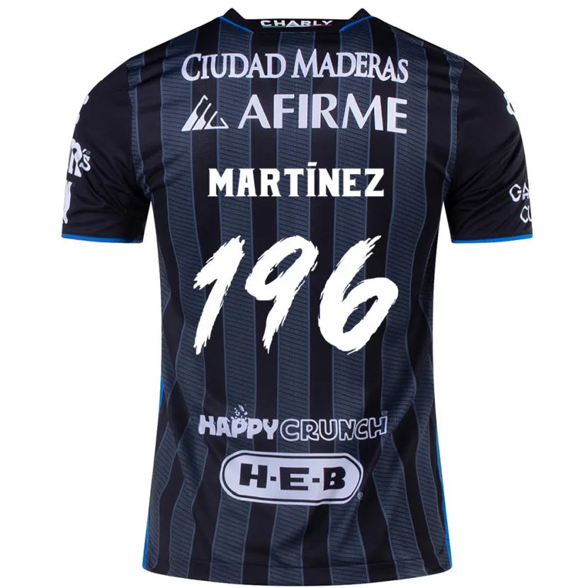 Danxen Hombre Camiseta Diego Martínez #196 Blanco Negro 2ª Equipación 2024/25 La Camisa México