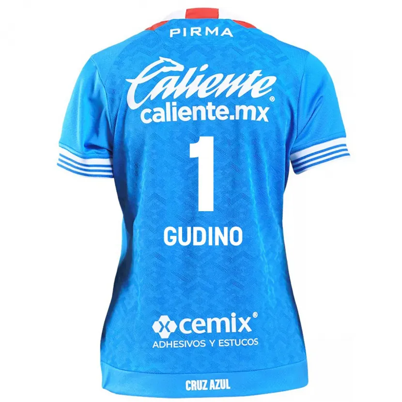 Danxen Mujer Camiseta Andrés Gudiño #1 Cielo Azul 1ª Equipación 2024/25 La Camisa México