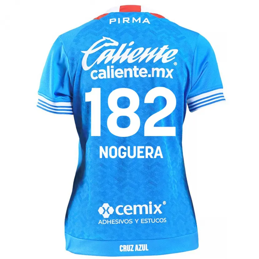Danxen Mujer Camiseta Heldrich Noguera #182 Cielo Azul 1ª Equipación 2024/25 La Camisa México