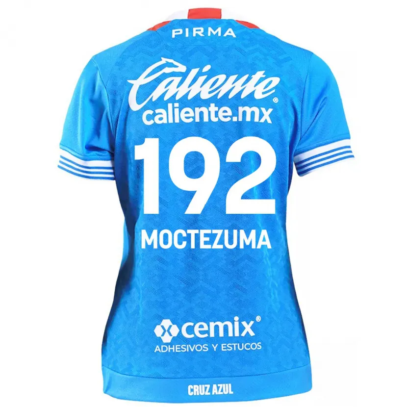 Danxen Mujer Camiseta Brayan Moctezuma #192 Cielo Azul 1ª Equipación 2024/25 La Camisa México