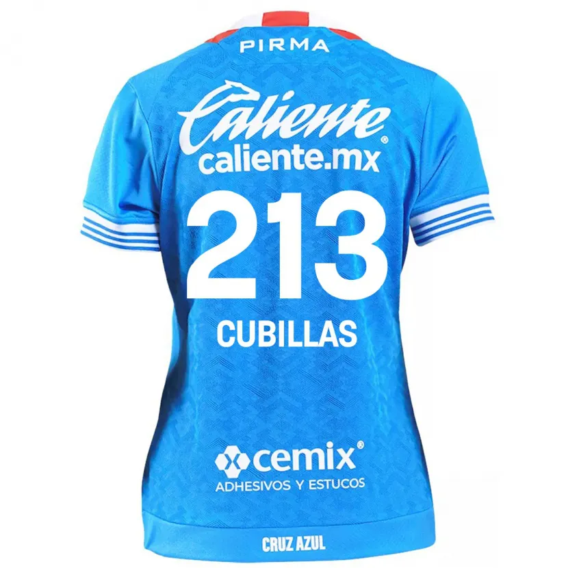 Danxen Mujer Camiseta Andre Cubillas #213 Cielo Azul 1ª Equipación 2024/25 La Camisa México