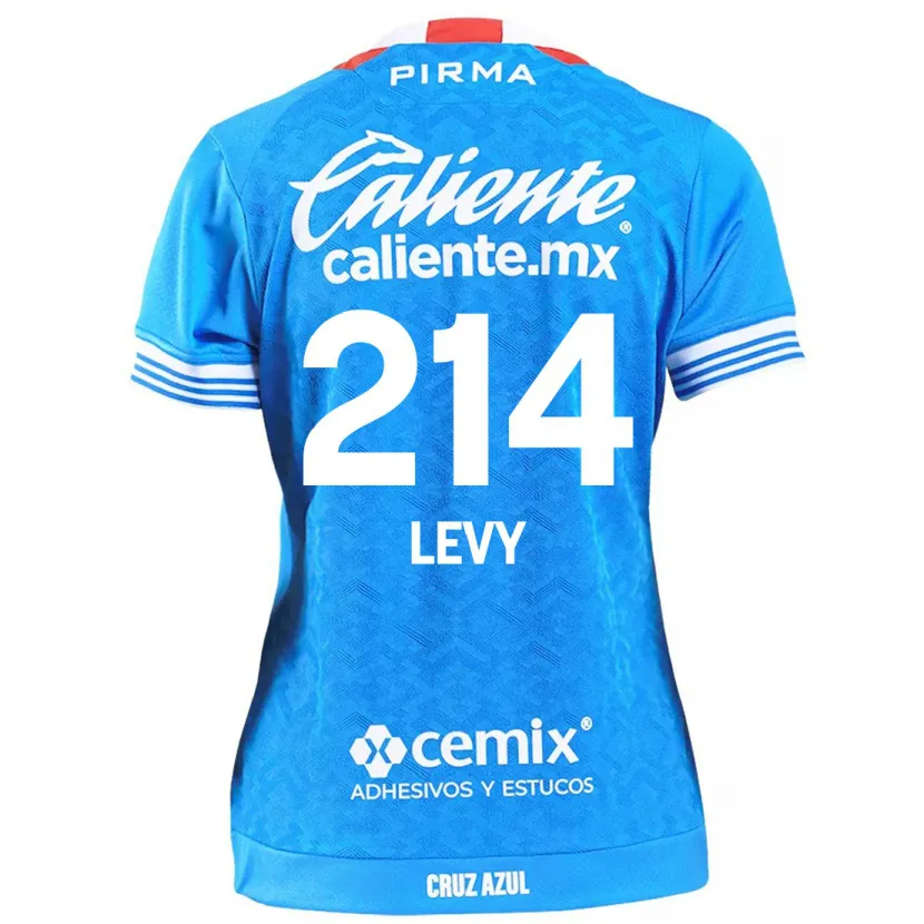 Danxen Mujer Camiseta Mateo Levy #214 Cielo Azul 1ª Equipación 2024/25 La Camisa México