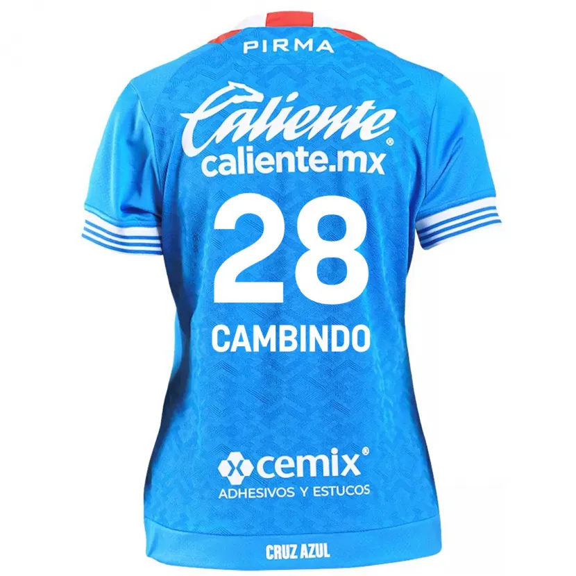 Danxen Mujer Camiseta Diber Cambindo #28 Cielo Azul 1ª Equipación 2024/25 La Camisa México