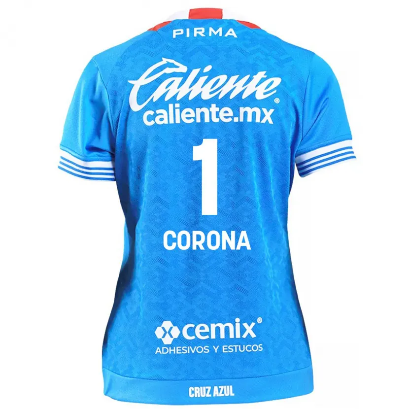 Danxen Mujer Camiseta Jose De Jesus Corona #1 Cielo Azul 1ª Equipación 2024/25 La Camisa México