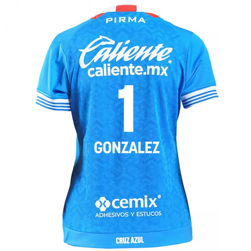 Danxen Mujer Camiseta Itzayana Gonzalez #1 Cielo Azul 1ª Equipación 2024/25 La Camisa México