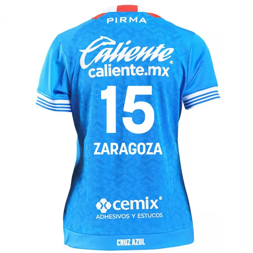 Danxen Mujer Camiseta Nancy Zaragoza #15 Cielo Azul 1ª Equipación 2024/25 La Camisa México