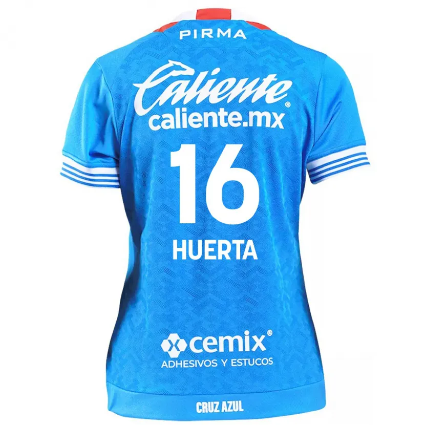 Danxen Mujer Camiseta Ana Gabriela Huerta #16 Cielo Azul 1ª Equipación 2024/25 La Camisa México