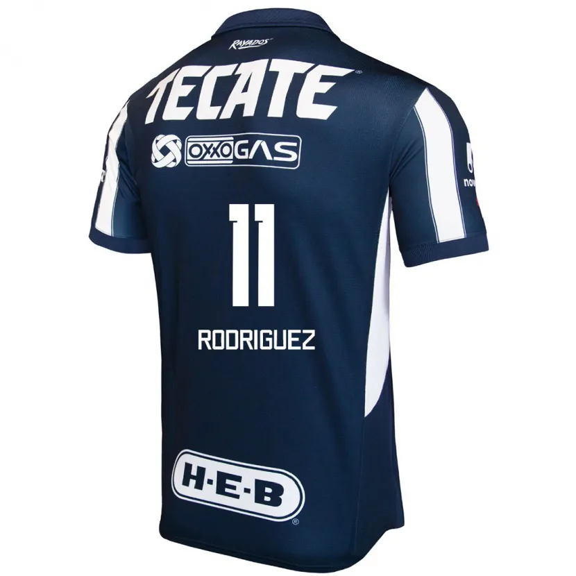 Danxen Mujer Camiseta Lizette Rodriguez #11 Azul Rojo Blanco 1ª Equipación 2024/25 La Camisa México