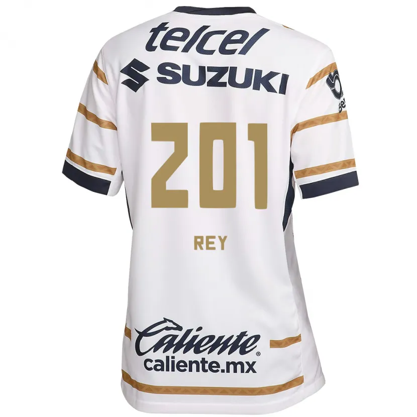 Danxen Mujer Camiseta Santiago Rey #201 Obsidiana Blanca 1ª Equipación 2024/25 La Camisa México