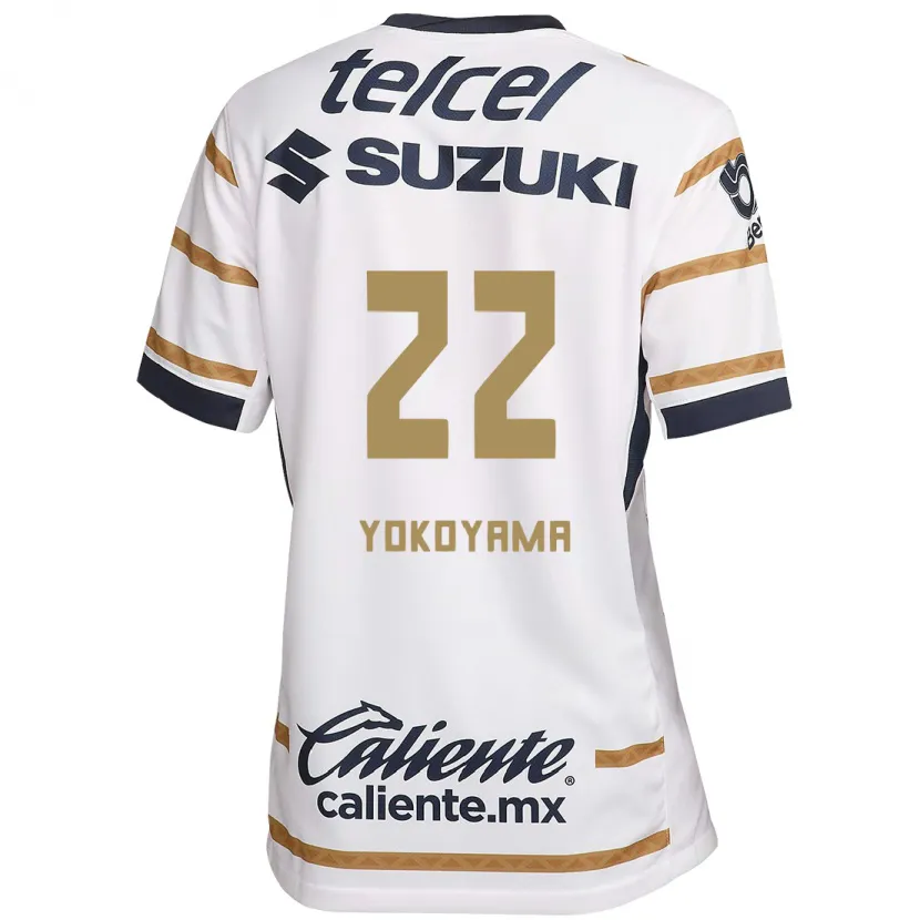 Danxen Mujer Camiseta Akemi Yokoyama #22 Obsidiana Blanca 1ª Equipación 2024/25 La Camisa México