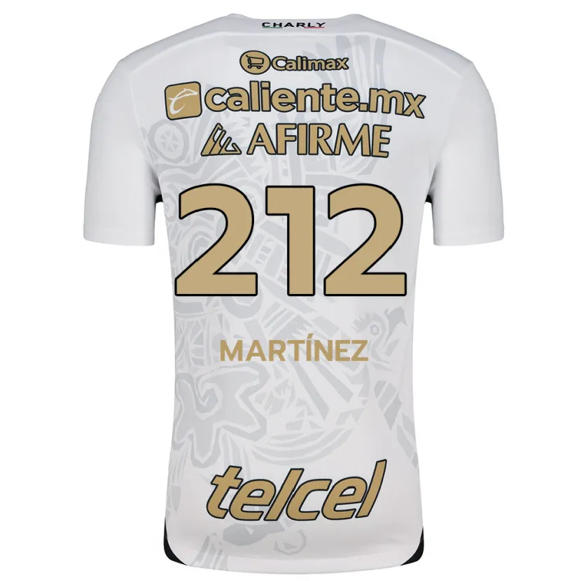 Danxen Mujer Camiseta Juan Martínez #212 Blanco Negro 2ª Equipación 2024/25 La Camisa México