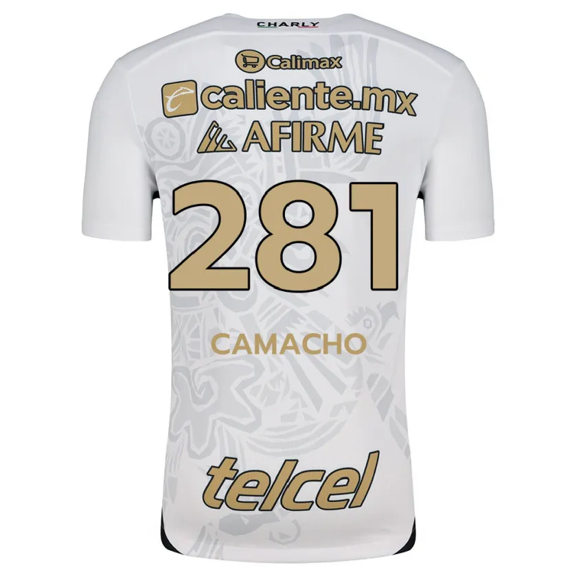 Danxen Mujer Camiseta Javier Camacho #281 Blanco Negro 2ª Equipación 2024/25 La Camisa México
