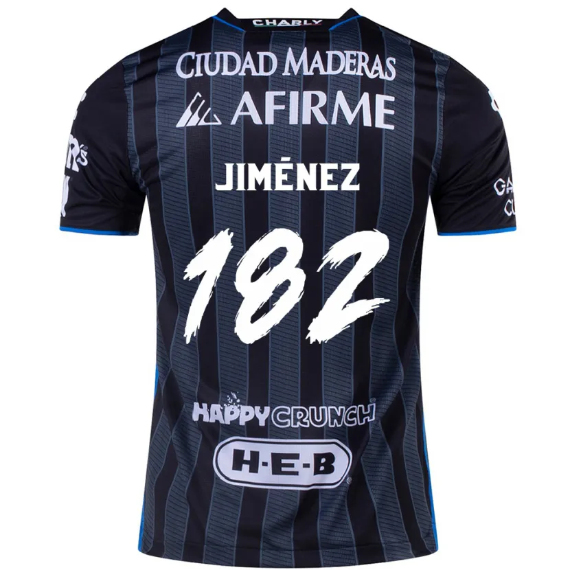 Danxen Mujer Camiseta Carlos Jiménez #182 Blanco Negro 2ª Equipación 2024/25 La Camisa México