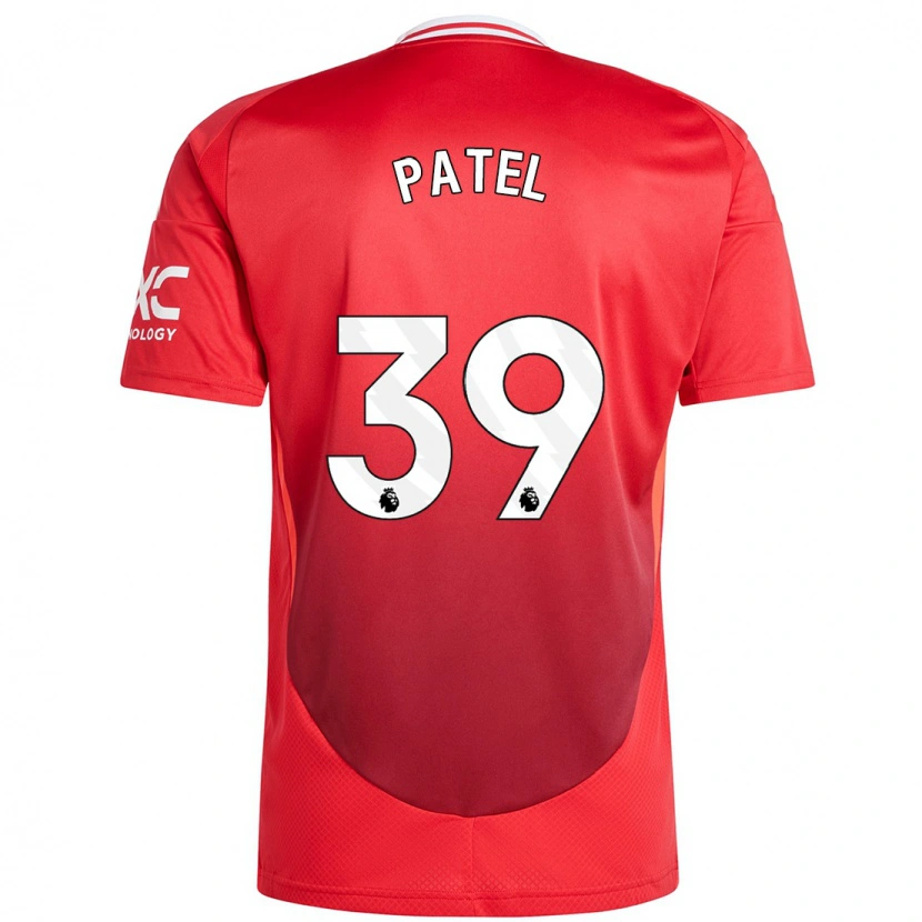 Danxen Niño Camiseta Safia Middleton-Patel #39 Rojo Brillante 1ª Equipación 2024/25 La Camisa México