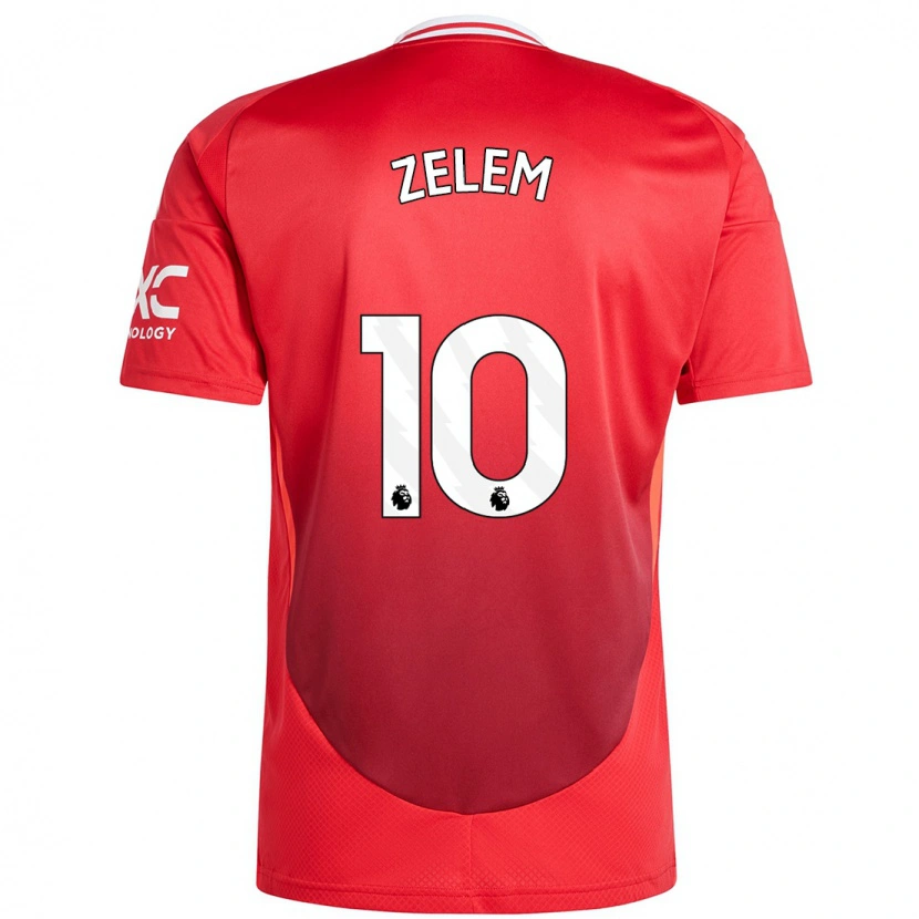 Danxen Niño Camiseta Katie Zelem #10 Rojo Brillante 1ª Equipación 2024/25 La Camisa México
