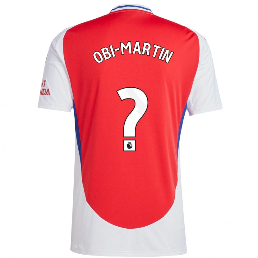 Danxen Niño Camiseta Chido Obi-Martin #0 Rojo Blanco 1ª Equipación 2024/25 La Camisa México