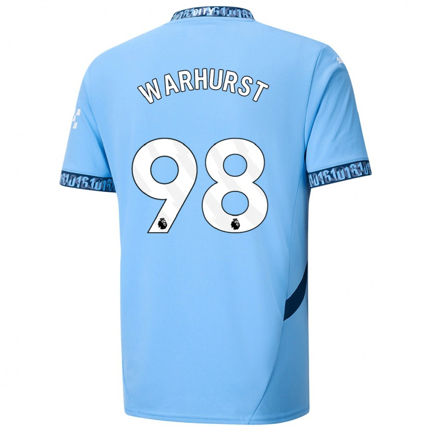 Danxen Niño Camiseta Matty Warhurst #98 Azul Marino 1ª Equipación 2024/25 La Camisa México