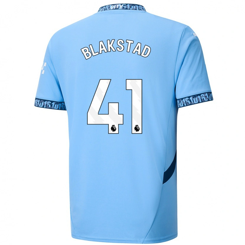 Danxen Niño Camiseta Julie Blakstad #41 Azul Marino 1ª Equipación 2024/25 La Camisa México