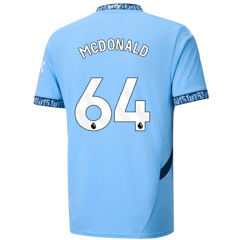 Danxen Niño Camiseta Rowan Mcdonald #64 Azul Marino 1ª Equipación 2024/25 La Camisa México