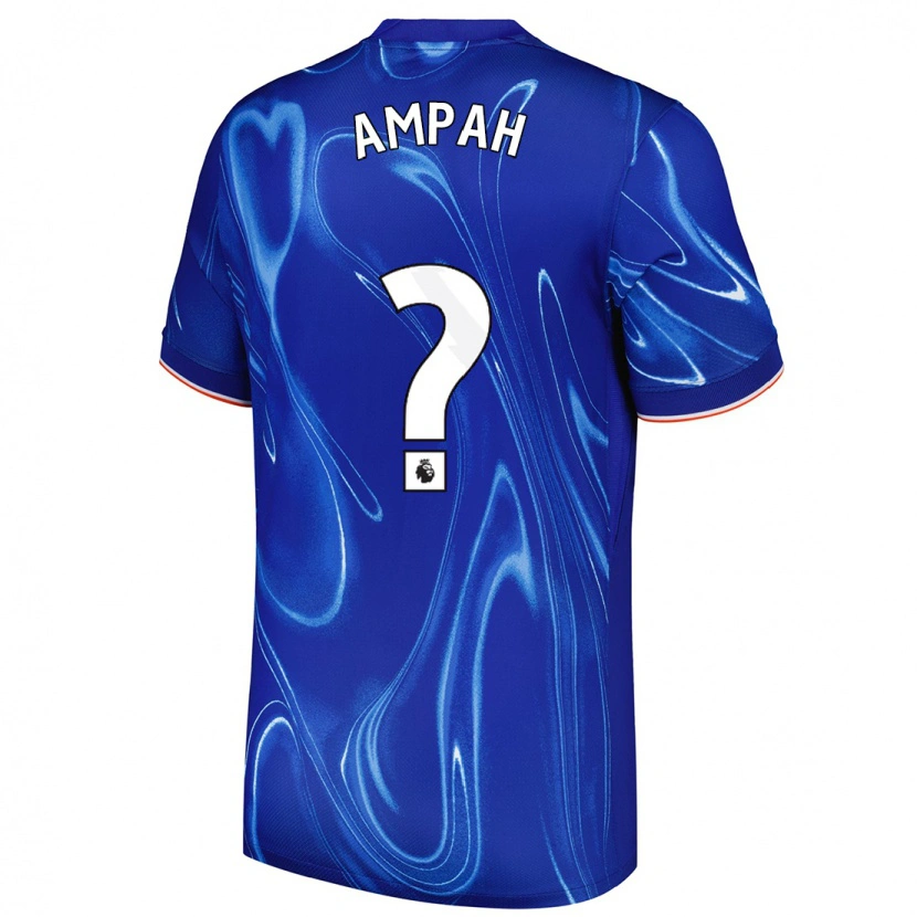 Danxen Niño Camiseta Ato Ampah #0 Azul Blanco 1ª Equipación 2024/25 La Camisa México