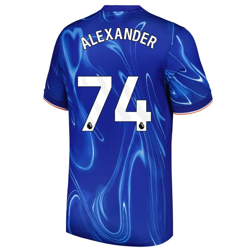 Danxen Niño Camiseta Reiss-Alexander Russell-Denny #74 Azul Blanco 1ª Equipación 2024/25 La Camisa México