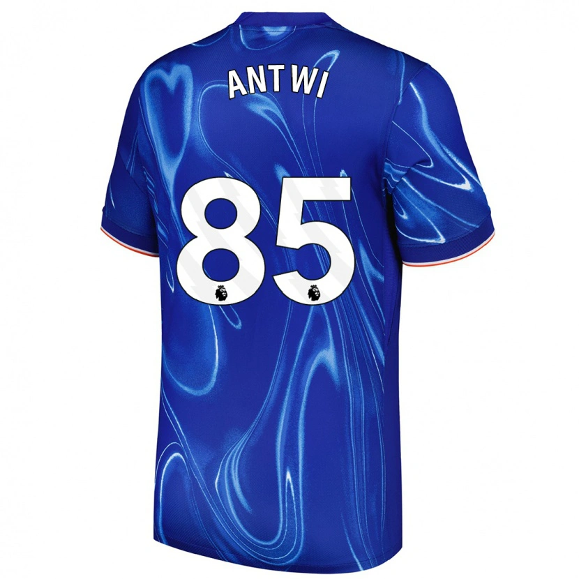 Danxen Niño Camiseta Genesis Antwi #85 Azul Blanco 1ª Equipación 2024/25 La Camisa México