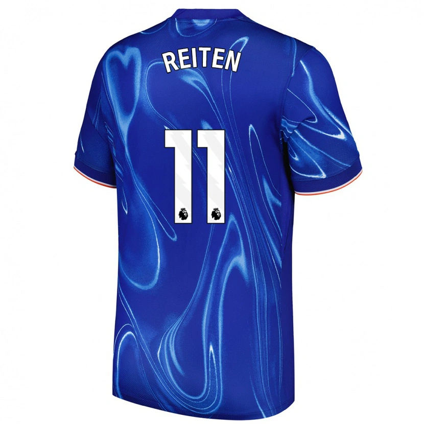 Danxen Niño Camiseta Guro Reiten #11 Azul Blanco 1ª Equipación 2024/25 La Camisa México
