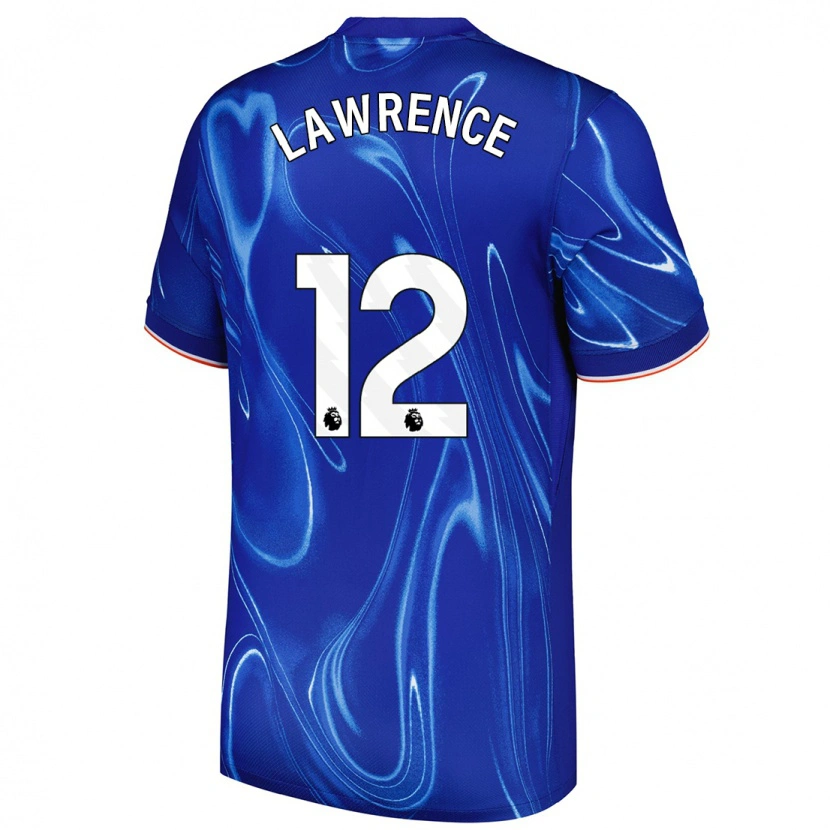 Danxen Niño Camiseta Ashley Lawrence #12 Azul Blanco 1ª Equipación 2024/25 La Camisa México