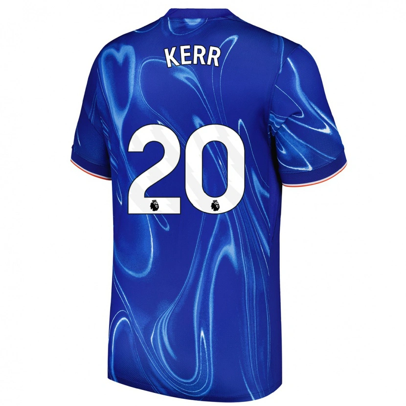 Danxen Niño Camiseta Sam Kerr #20 Azul Blanco 1ª Equipación 2024/25 La Camisa México