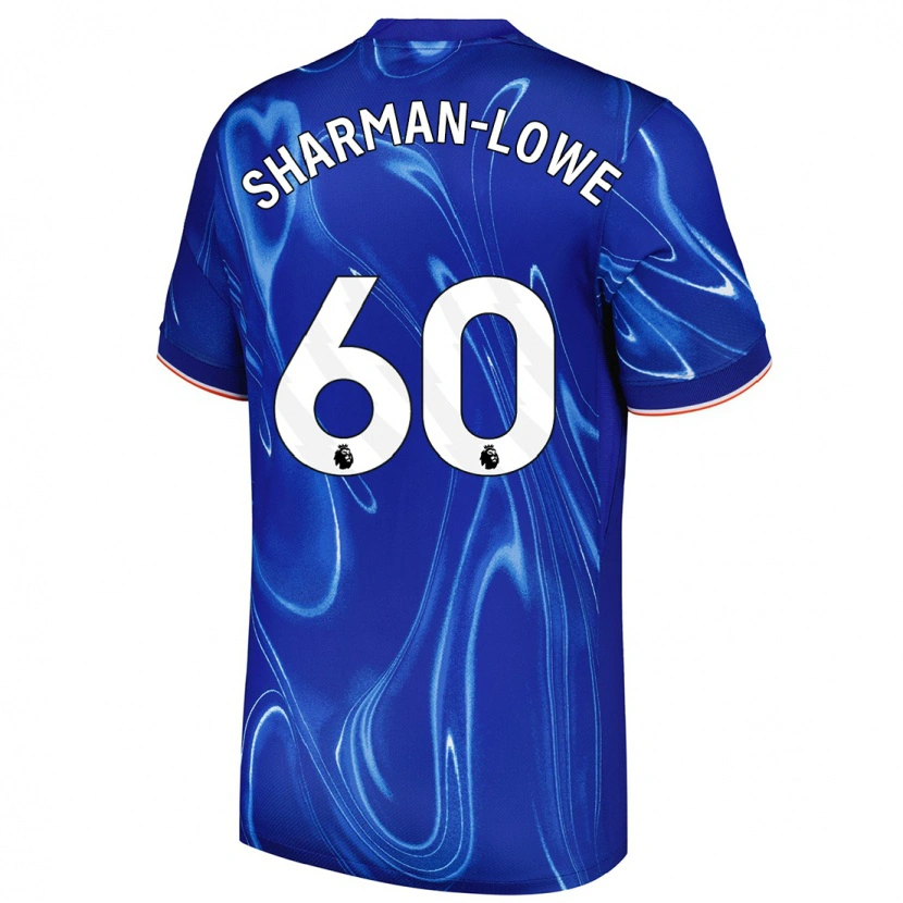 Danxen Niño Camiseta Teddy Sharman-Lowe #60 Azul Blanco 1ª Equipación 2024/25 La Camisa México