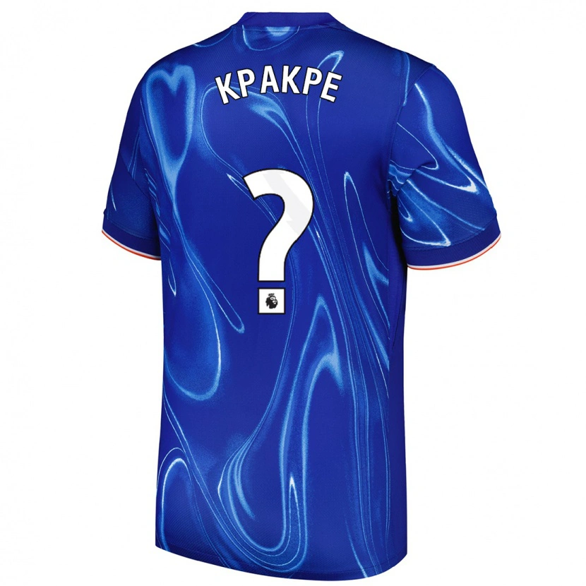Danxen Niño Camiseta Alex Kpakpe #0 Azul Blanco 1ª Equipación 2024/25 La Camisa México