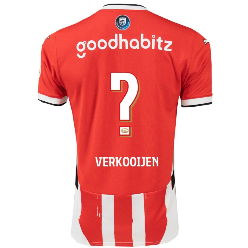 Danxen Niño Camiseta Nicolas Verkooijen #0 Rojo Blanco 1ª Equipación 2024/25 La Camisa México