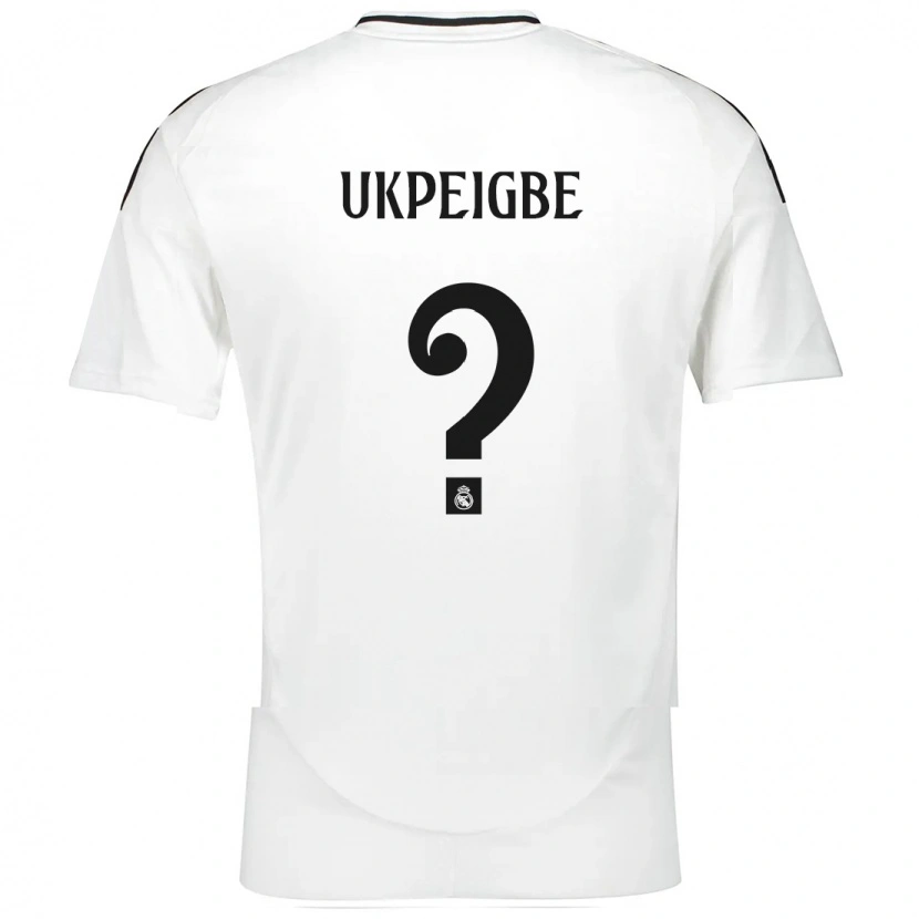 Danxen Niño Camiseta Melvin Ukpeigbe #0 Blanco 1ª Equipación 2024/25 La Camisa México