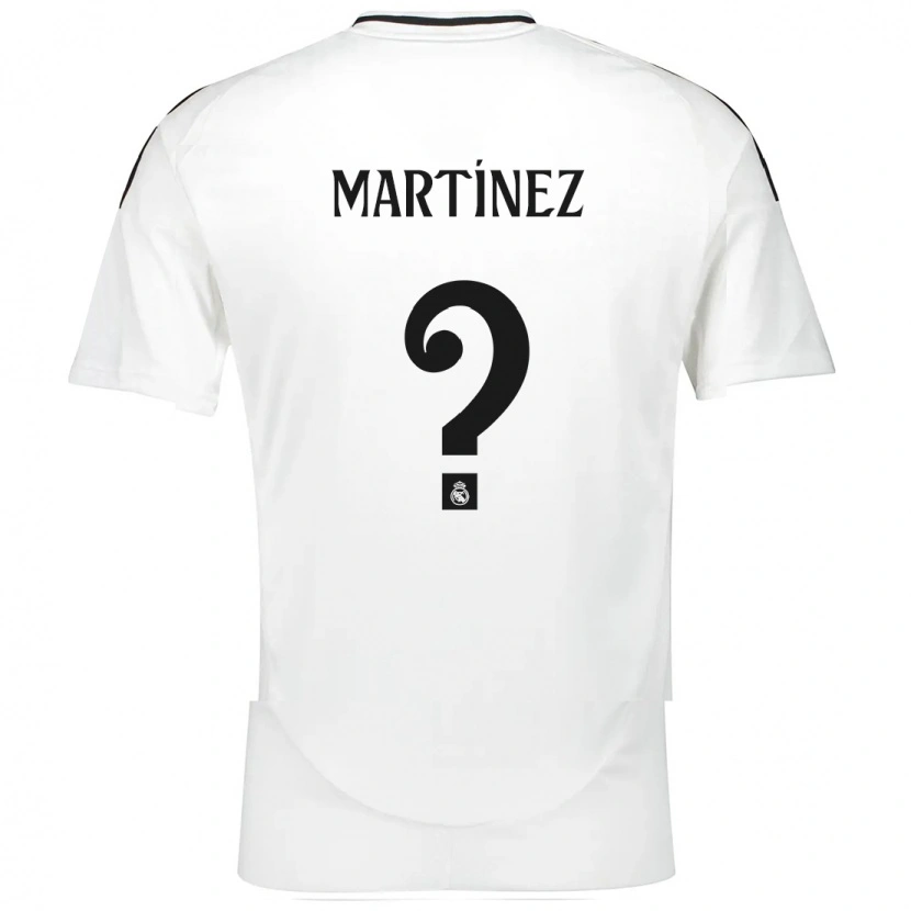 Danxen Niño Camiseta Antonio Martínez #0 Blanco 1ª Equipación 2024/25 La Camisa México