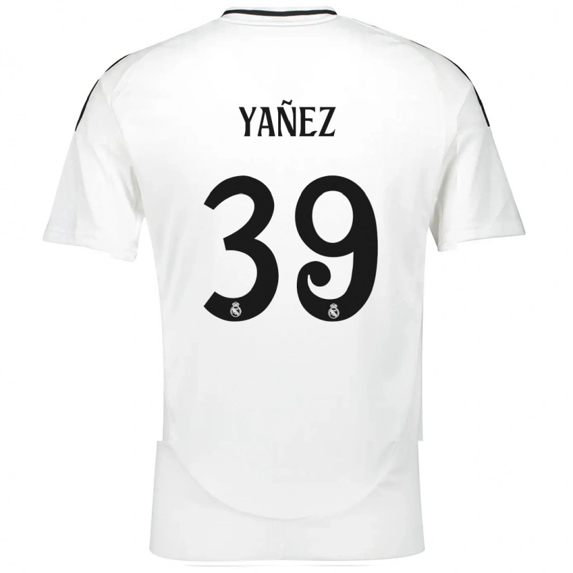 Danxen Niño Camiseta Daniel Yañez #39 Blanco 1ª Equipación 2024/25 La Camisa México