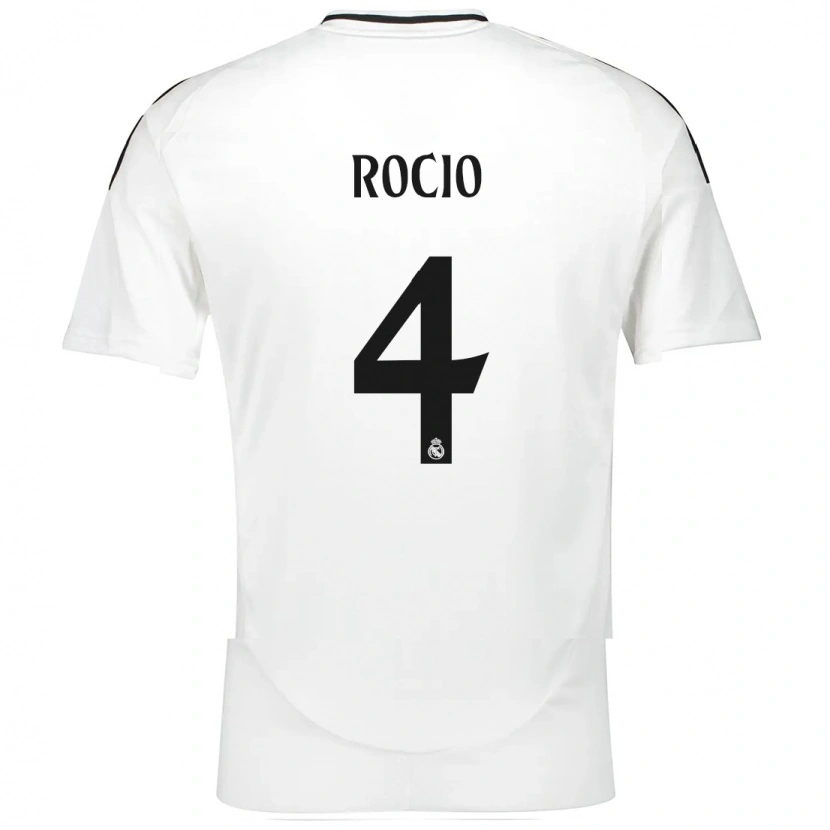 Danxen Niño Camiseta Rocío Gálvez #4 Blanco 1ª Equipación 2024/25 La Camisa México