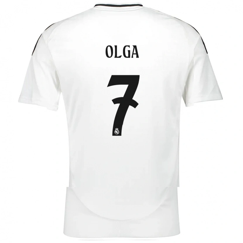 Danxen Niño Camiseta Olga Carmona #7 Blanco 1ª Equipación 2024/25 La Camisa México