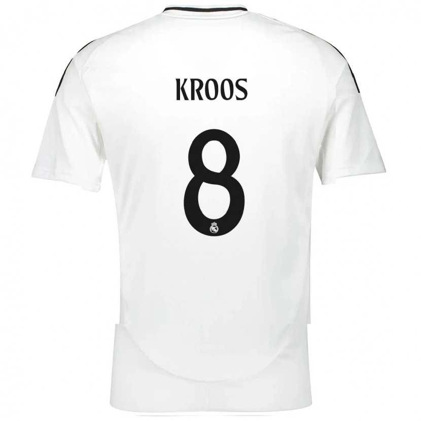 Danxen Niño Camiseta Toni Kroos #8 Blanco 1ª Equipación 2024/25 La Camisa México