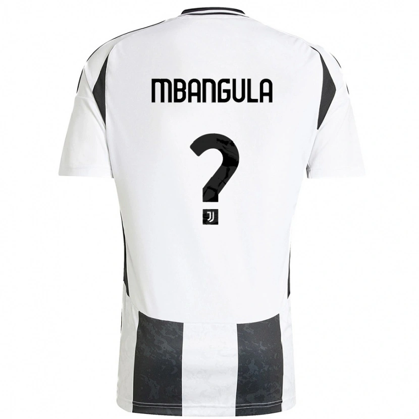 Danxen Niño Camiseta Samuel Mbangula #0 Blanco Negro 1ª Equipación 2024/25 La Camisa México