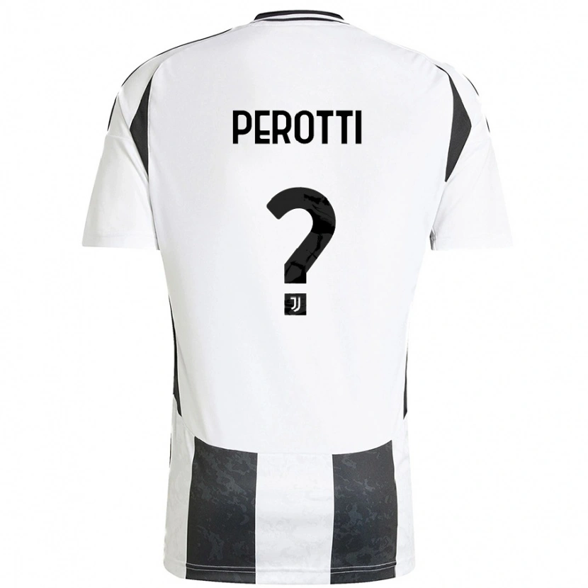 Danxen Niño Camiseta Clemente Perotti #0 Blanco Negro 1ª Equipación 2024/25 La Camisa México