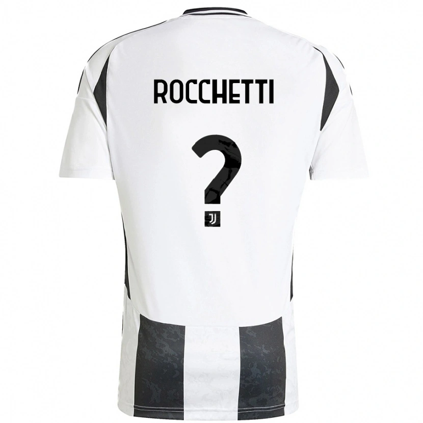 Danxen Niño Camiseta Edoardo Rocchetti #0 Blanco Negro 1ª Equipación 2024/25 La Camisa México