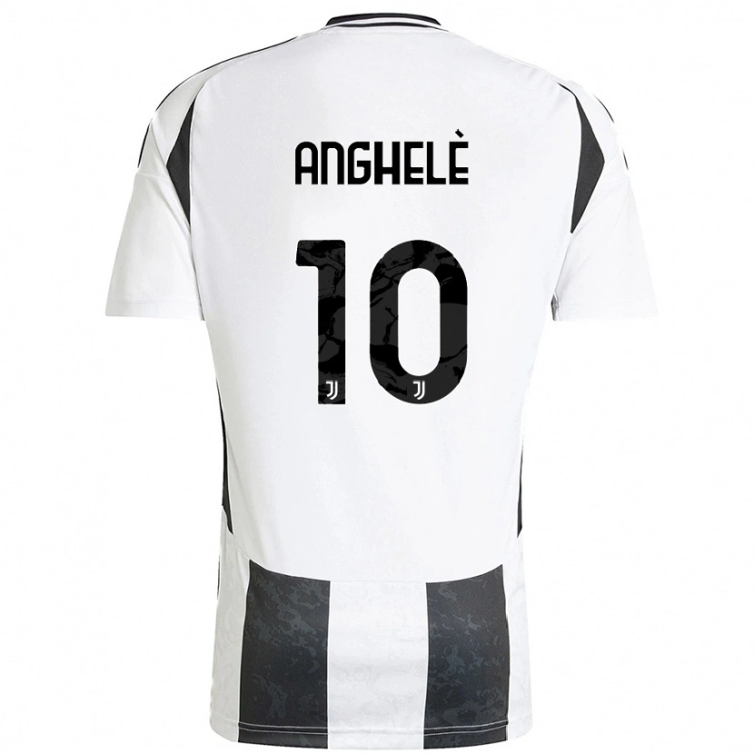 Danxen Niño Camiseta Lorenzo Anghelè #10 Blanco Negro 1ª Equipación 2024/25 La Camisa México
