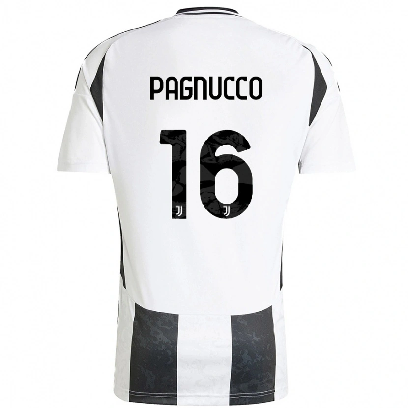 Danxen Niño Camiseta Filippo Pagnucco #16 Blanco Negro 1ª Equipación 2024/25 La Camisa México
