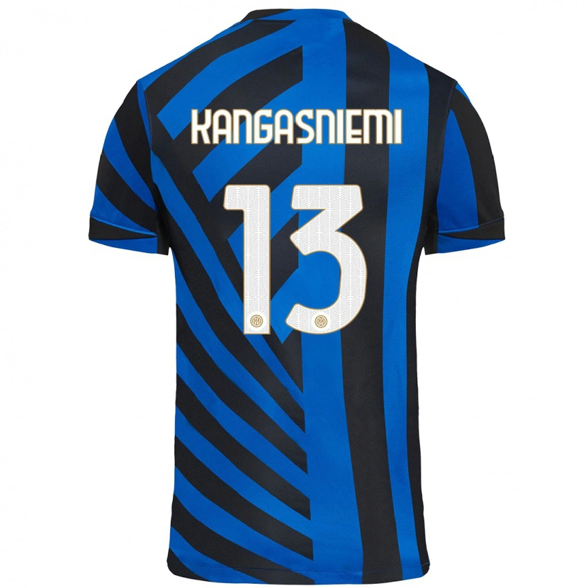 Danxen Niño Camiseta Ilari Kangasniemi #13 Azul Negro 1ª Equipación 2024/25 La Camisa México