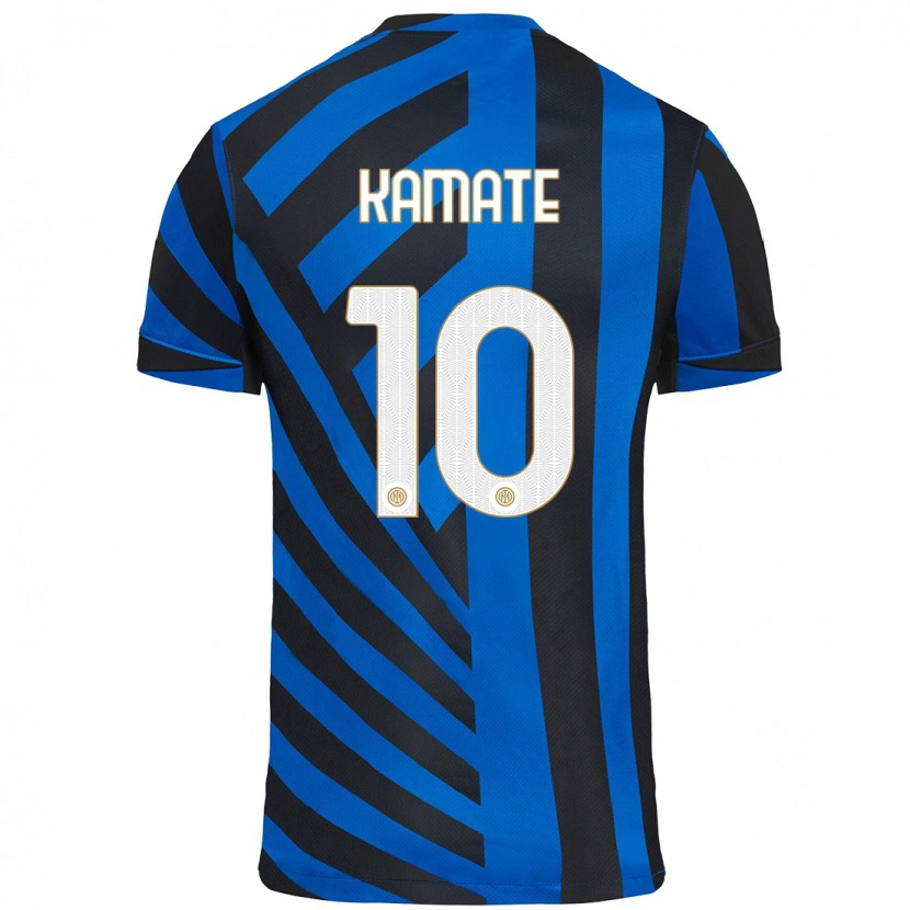 Danxen Niño Camiseta Issiaka Kamate #10 Azul Negro 1ª Equipación 2024/25 La Camisa México