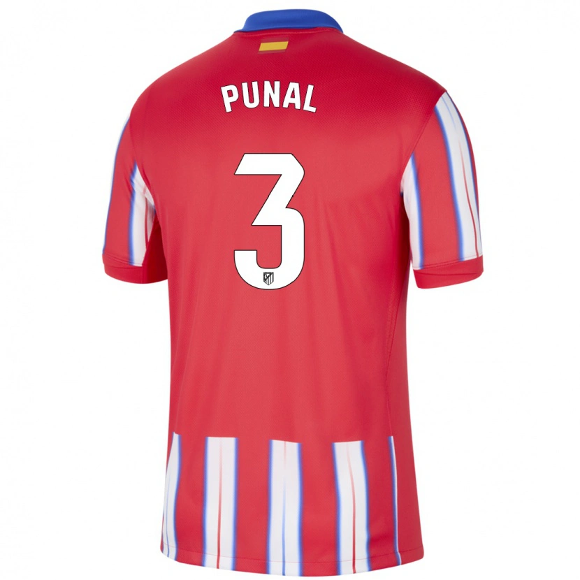 Danxen Niño Camiseta Aitor Punal #3 Rojo Blanco Azul 1ª Equipación 2024/25 La Camisa México