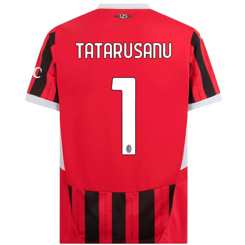 Danxen Niño Camiseta Ciprian Tatarusanu #1 Rojo Negro 1ª Equipación 2024/25 La Camisa México