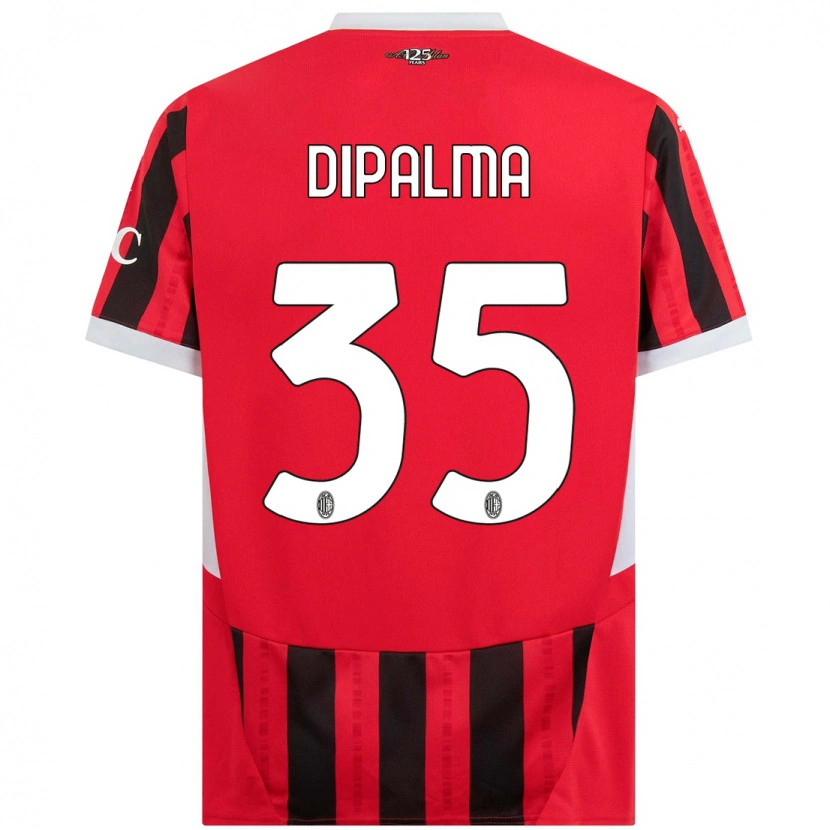 Danxen Niño Camiseta Matteo Dipalma #35 Rojo Negro 1ª Equipación 2024/25 La Camisa México