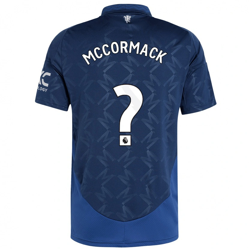 Danxen Niño Camiseta Rafe Mccormack #0 Índigo 2ª Equipación 2024/25 La Camisa México