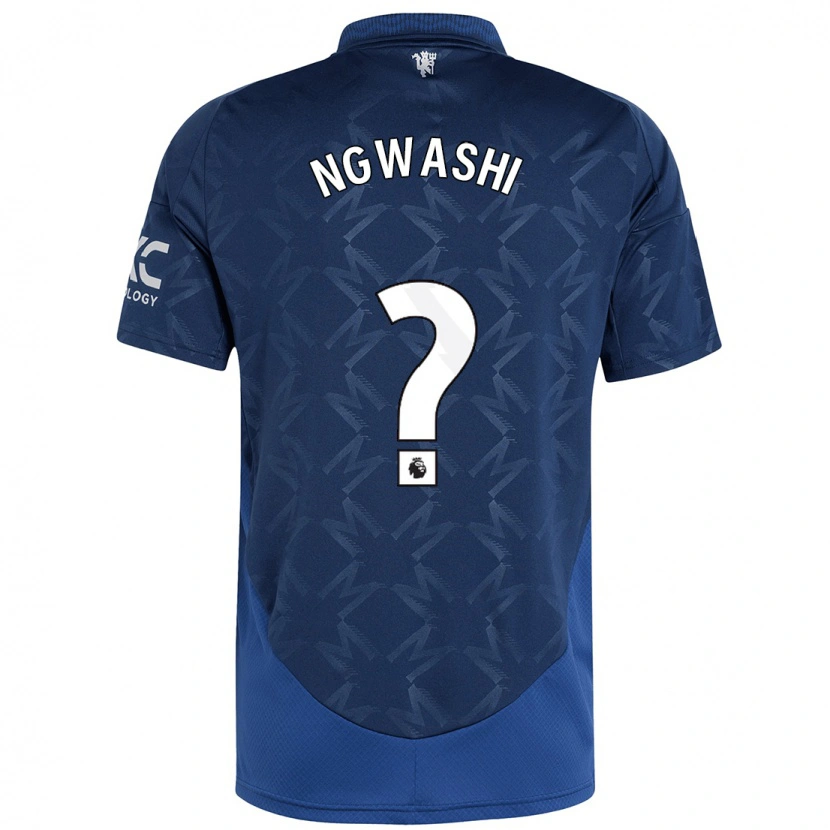 Danxen Niño Camiseta Jayden Ngwashi #0 Índigo 2ª Equipación 2024/25 La Camisa México